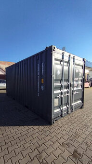 Lodní 20 ft kontejner po jedné cestě v barvě antracit