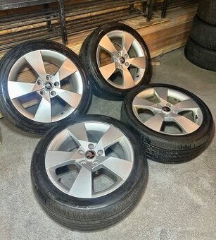 ALU Kola ŠKODA 5x112 R17 DENOM Letní Pneu 225/45/17