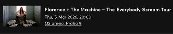 Florence + The Machine 5.5.2026