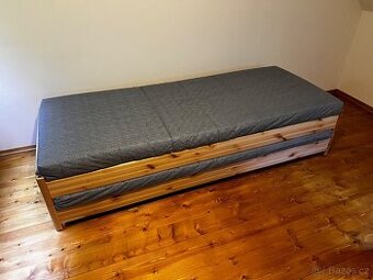 Pár stohovatelných postelí IKEA UTAKER + dvě matrace zdarma
