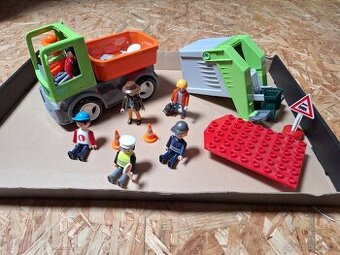 Igráček popelářské auto figurky a doplňky