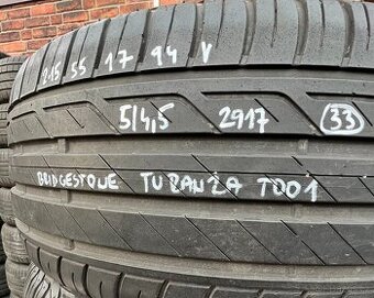 215/55 R17 94Y letní pneu Bridgestone Turanza T001 (2917)