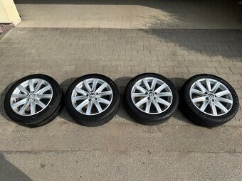 Originální alu kola VW 5x112 ET54 + letní pneu 225/45 R17