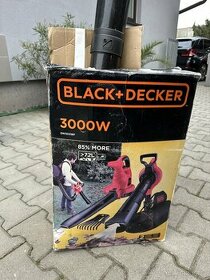 black+decker 3000W GW 3031BP zahradní vysavač na listí