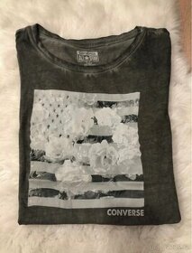 Šedé triko Converse - 1