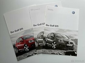 VW Golf GTI německý prospekt rok 2006