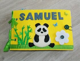 Samuel - Quiet Book - Handmade (věk +12 měsíců)