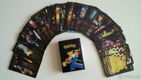 Pokémon karty černé 55 ks v krabičce NOVÉ - 1