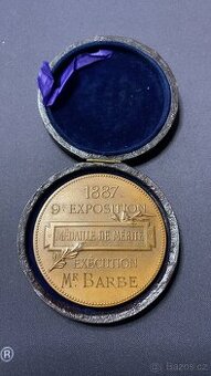 Medaile Francie 1887 UNC