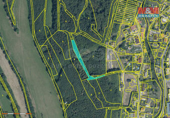 Prodej lesa, 1600 m², Oskava