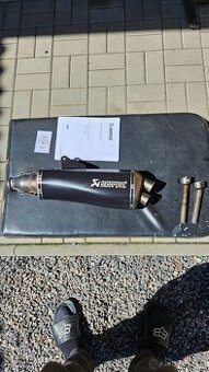 Akrapovič slip on line pro ktm smc 690 + Exhaust protector