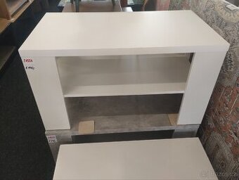 Konferenční stolek bílý/šedý beton