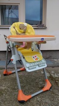 Dětská jídelní židlička Chicco, PC:4200 CZK + zábrana zdarma