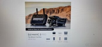 DJI Mavic 3 Pro ( DJI RC PRO ) FLY MORE COMBO