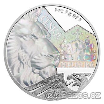 Numismatika a filatelie Stříbrná uncová investiční mince Čes