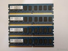 Paměti Nanya DRR2 4GB (4x1GB) 800 MHz CL6
