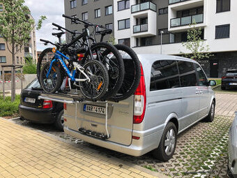 Prodám nosič 4 jízdních kol na Mercedes Viano (zn. Thule)