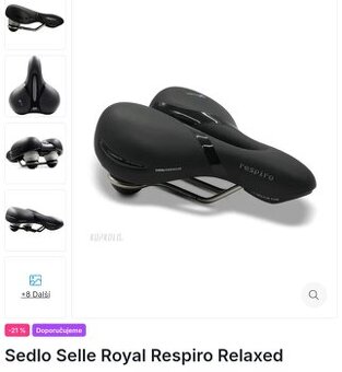 Nové sedlo Selle Royal Respiro Relax