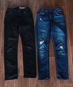 2 ks skinny džíny River Island a Pepperts vel. 152