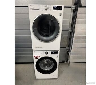LG parní pračka 10,5kg + sušička, LG set, sestava, A+++