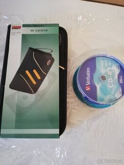 Pouzdro na CD/DVD se zipem 56 ks + 10 ks CD