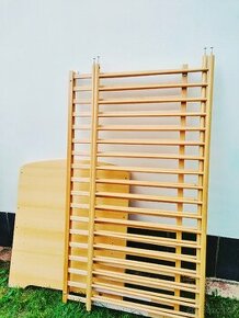 Dětská postýlka - dřevěná barva