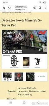 Minelab X terra pro