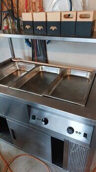 Nerezová ohřívací výdejní vana