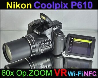 Nikon CoolPix P61060x Op.ZOOMFull HDVWIFIBAG