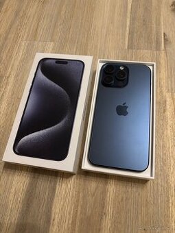 iPhone 15 PRO Max, 512 GB modrý