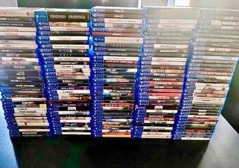 Velký množství her na ps4 ps5