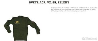 Vojenský svetr 95 vel.194/96-100 - AČR
