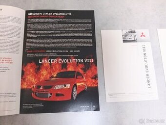 Mitsubishi Lancer EVO VIII - CZ katalog 2005 + ceník