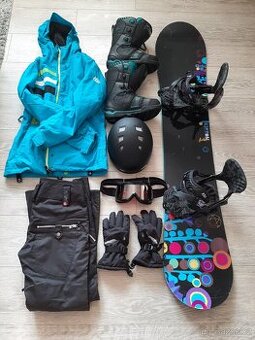 PRODEJ KOMPLETNÍHO SNOWBOARD SETU – VŠE, CO JE NA FOTKÁCH