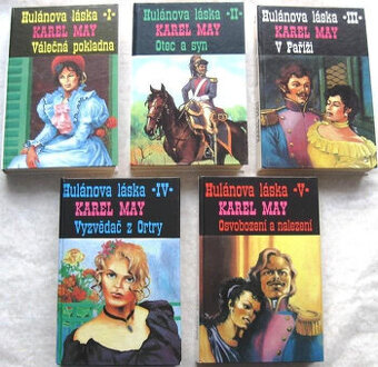 Hulánova láska I-V - Karel May, nakl.Klára