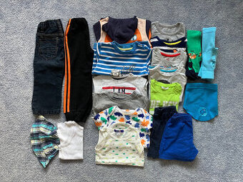 20 kusů oblečení pro kluka - velikost 86 / 92