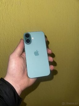 iPhone 16 s kapacitou 128 GB ve velmi dobrém stavu.