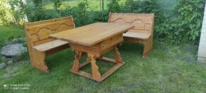 Stůl a lavice