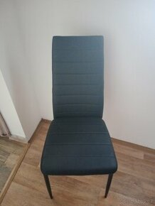 Nové 4x Židle Černá REZERVACE DO 4,ČERVNA