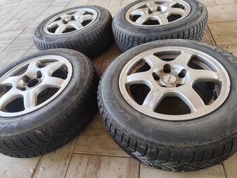 ALU kola 5x112 R15 se zánovními pneu