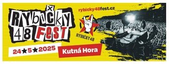 2x vstupenka Rybičky 48 fest sobota 24.5.2025 VYPRODÁNO