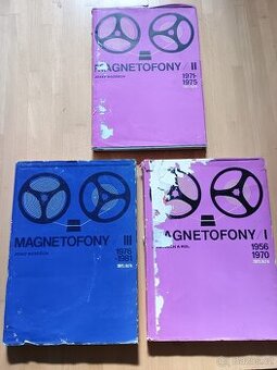 Magnetofony 3knihy 1956-1981