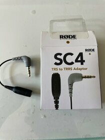Nový RODE SC4 audio propojovací kabel - redukce TRS na TRRS