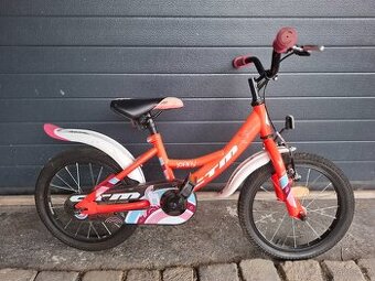 CTM dětské kolo 16" JENNY RŮŽOVÁ