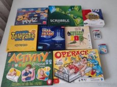 Hry-Scrabble,Telepatie,Naše století,Karty,Operace.