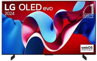 Nová 4K OLED evo televize 42" LG OLED42C44, záruka