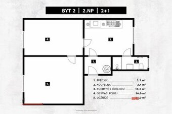 byt 2+1 Letohrad