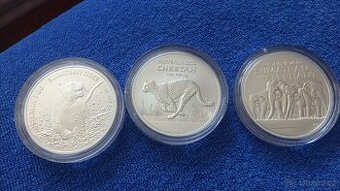 Stříbrné mince Australian ZOO - 1 oz 2020-2022 RAM
