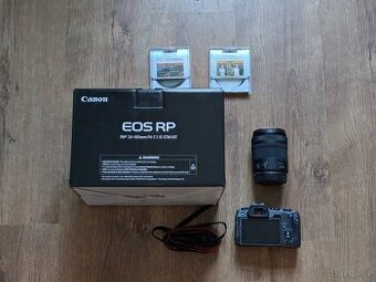 Canon EOS RP + RF 24-105mm f/4.0-7.1 IS STM a filtry, záruka