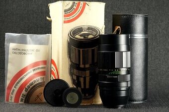 Objektiv Jupiter 21M 200mm f4 s redukcí M42